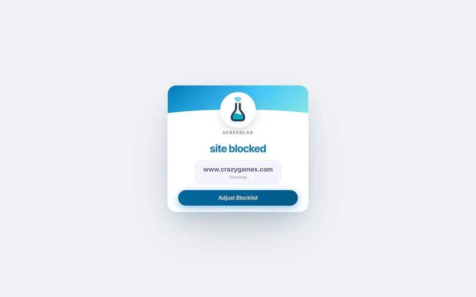CrazyGames homepage with Site blockers enabled