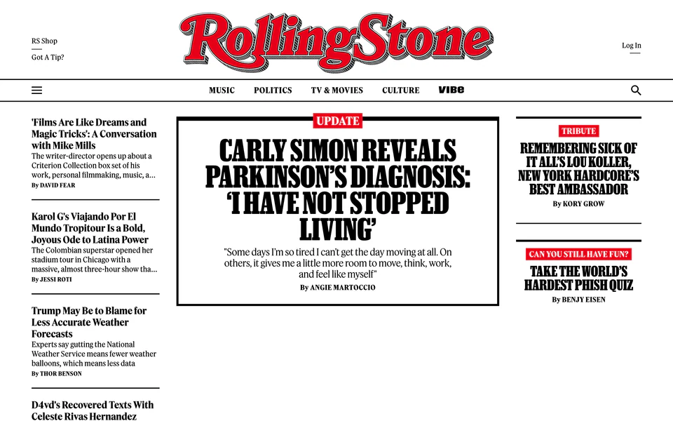 Magazines / Blogs with Text Mode enabled
